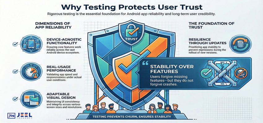 The Role of Testing in User Trust
