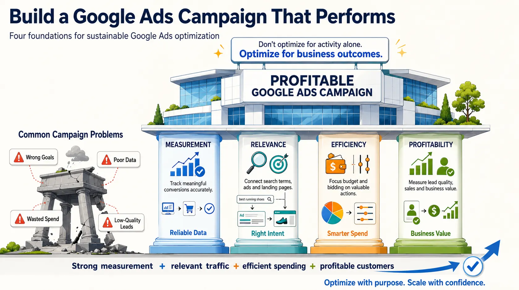 build a google ads campaingn that performs
